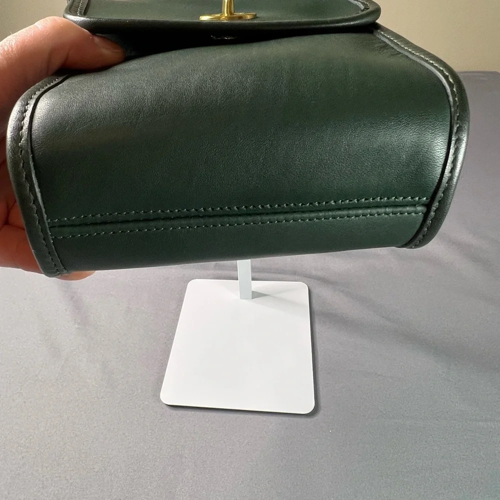 Coach Scooter Bag 9893 bottle green leather vintage - Picture 4 of 12